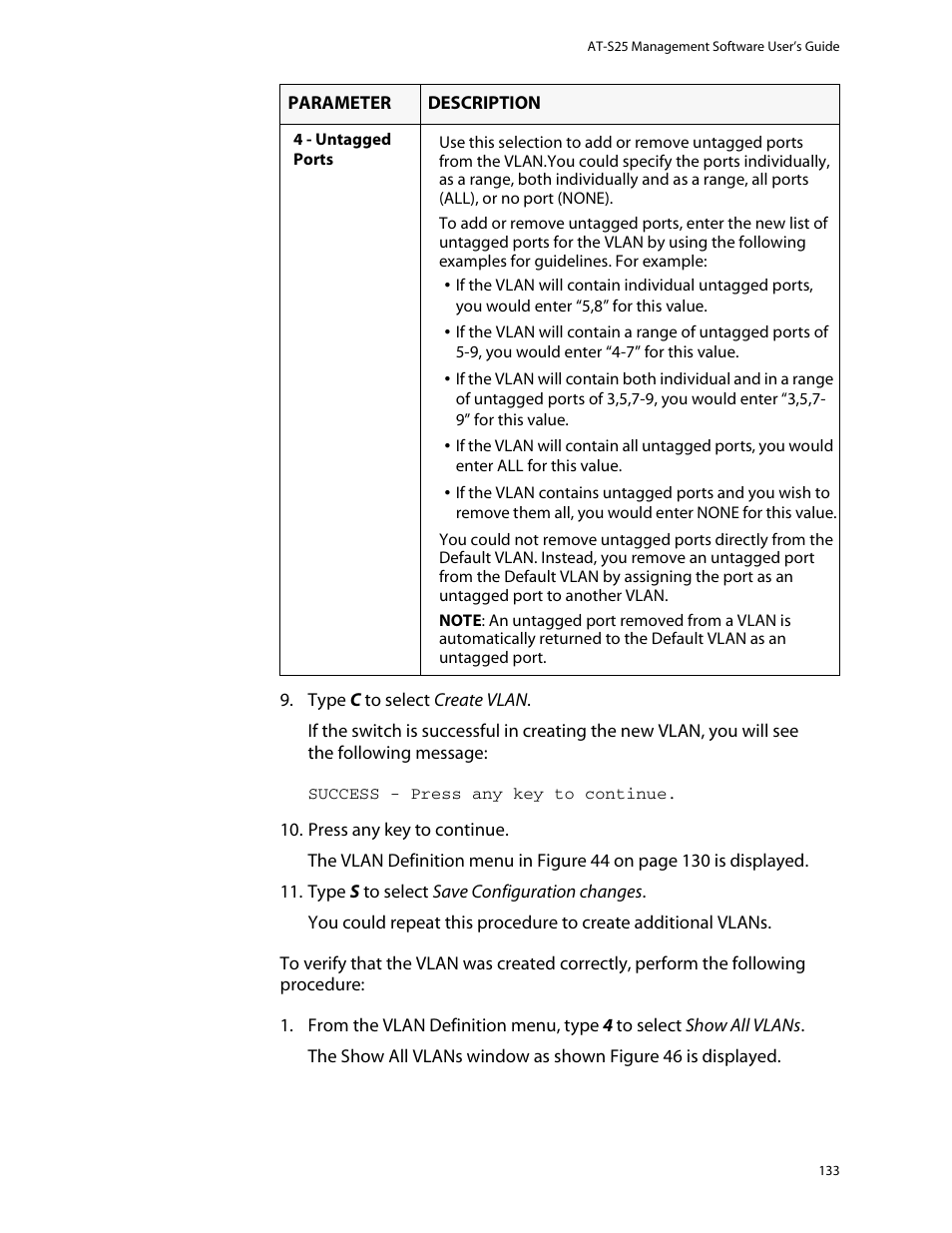 Allied Telesis AT-S25 User Manual | Page 133 / 277