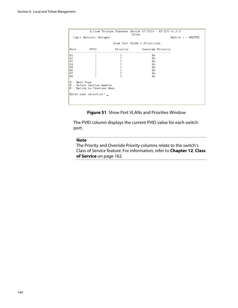Allied Telesis AT-S25 User Manual | Page 144 / 277