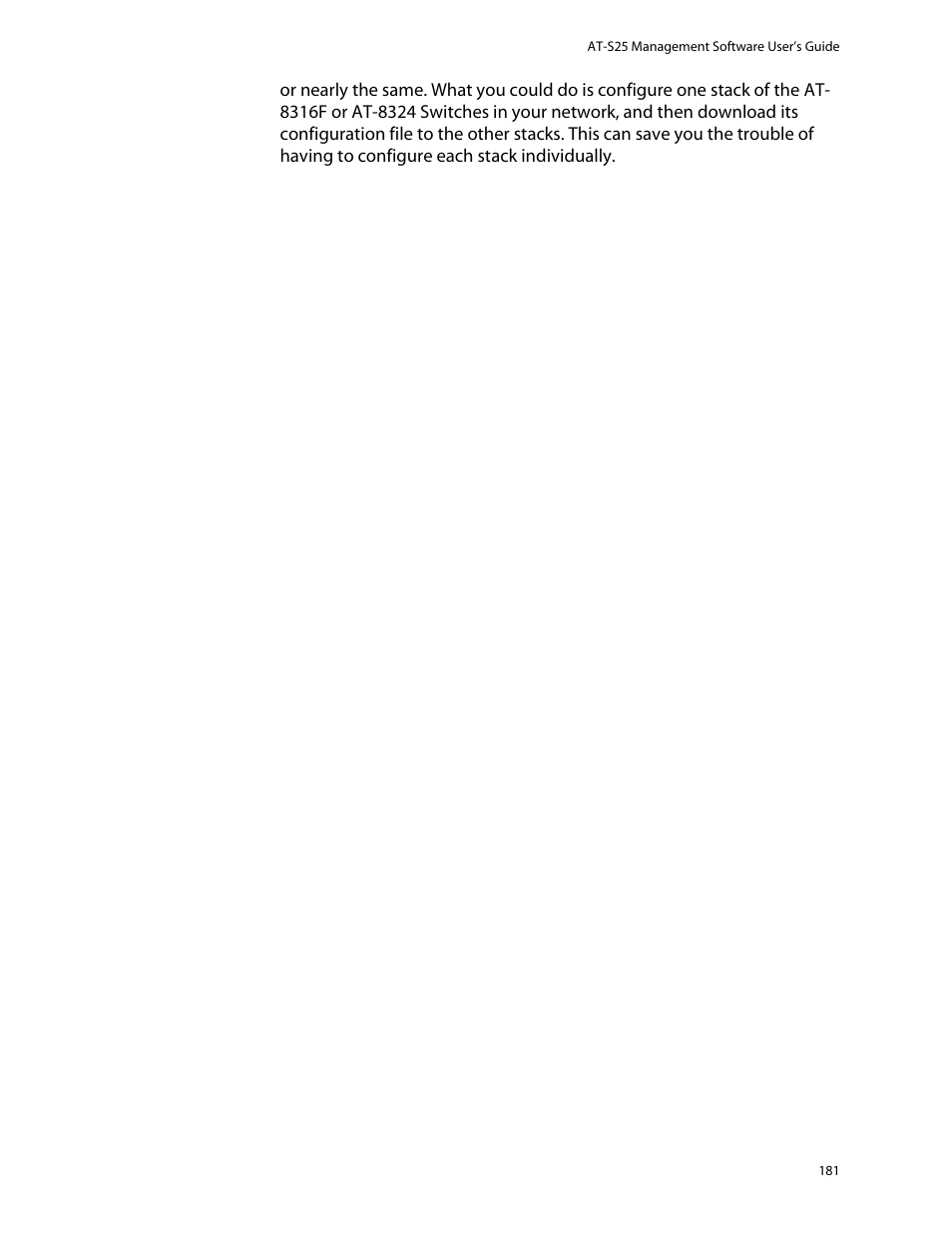 Allied Telesis AT-S25 User Manual | Page 181 / 277
