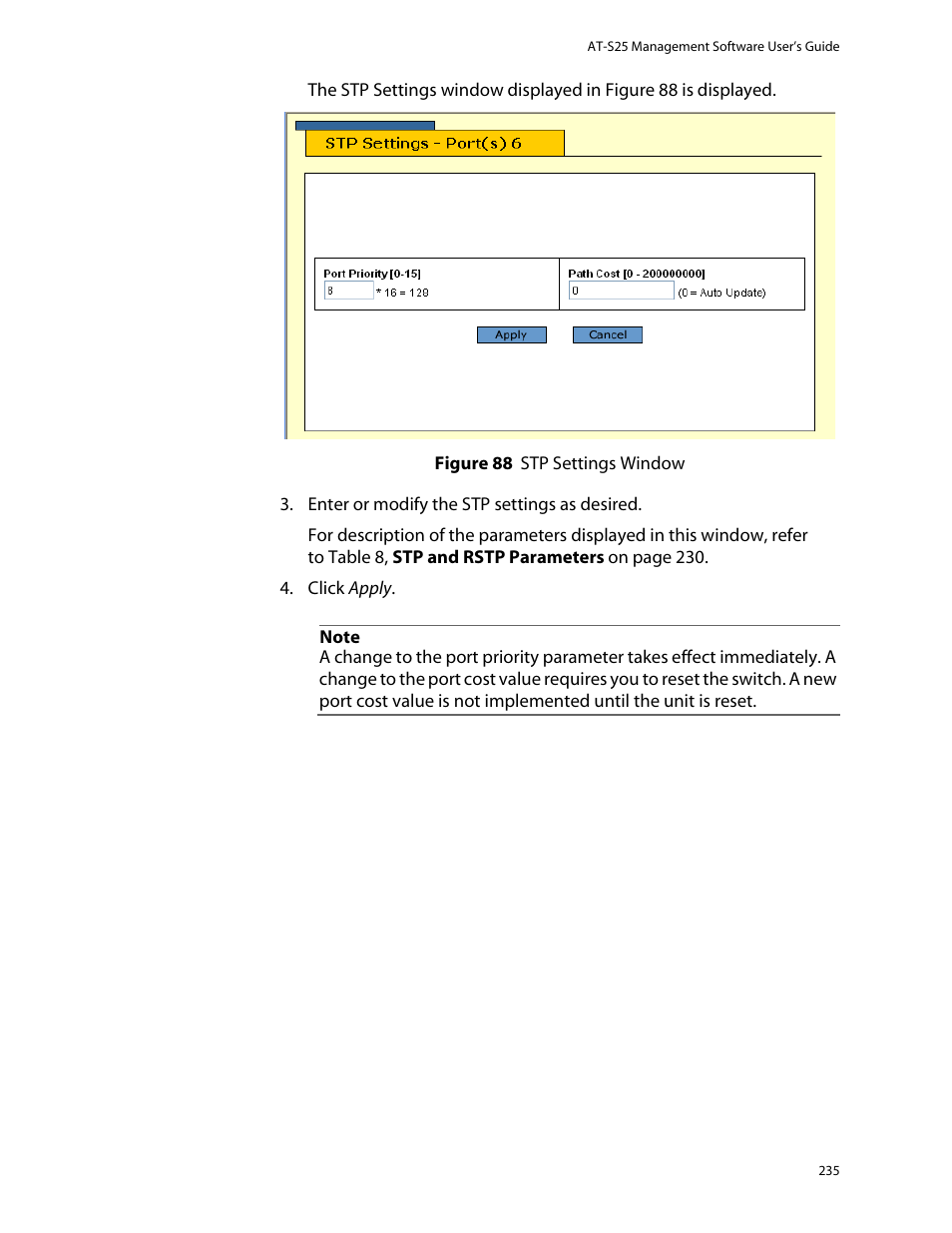 Allied Telesis AT-S25 User Manual | Page 235 / 277