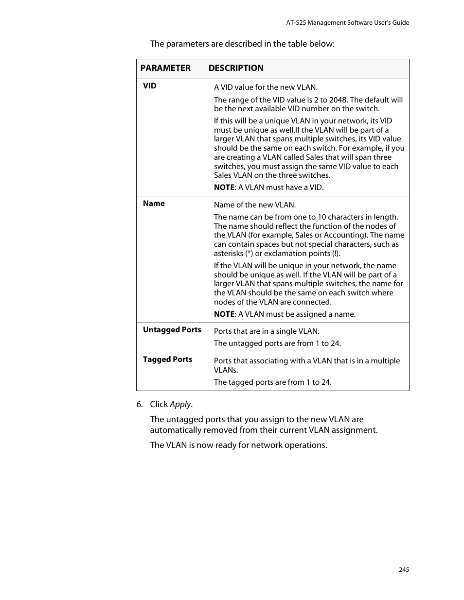 Allied Telesis AT-S25 User Manual | Page 245 / 277