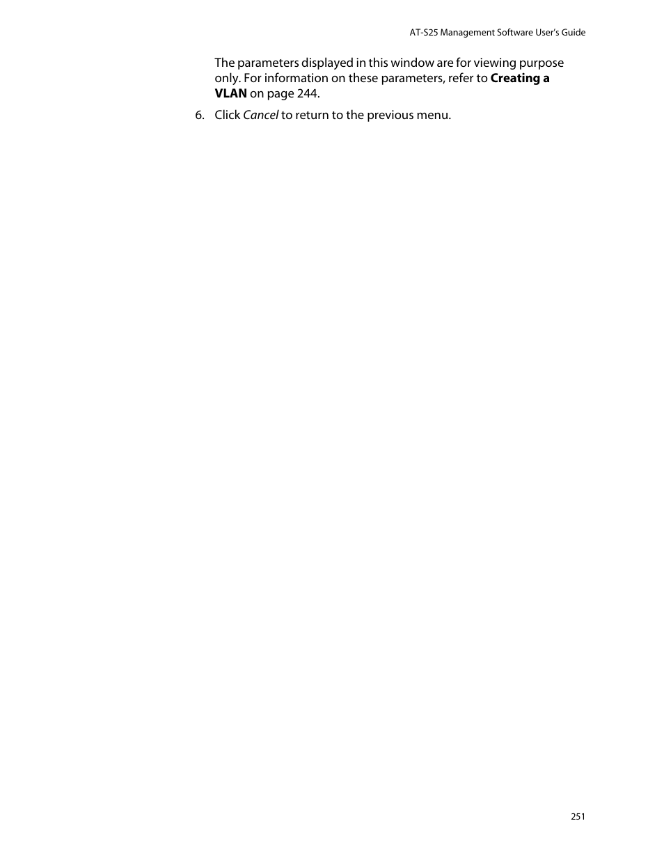 Allied Telesis AT-S25 User Manual | Page 251 / 277