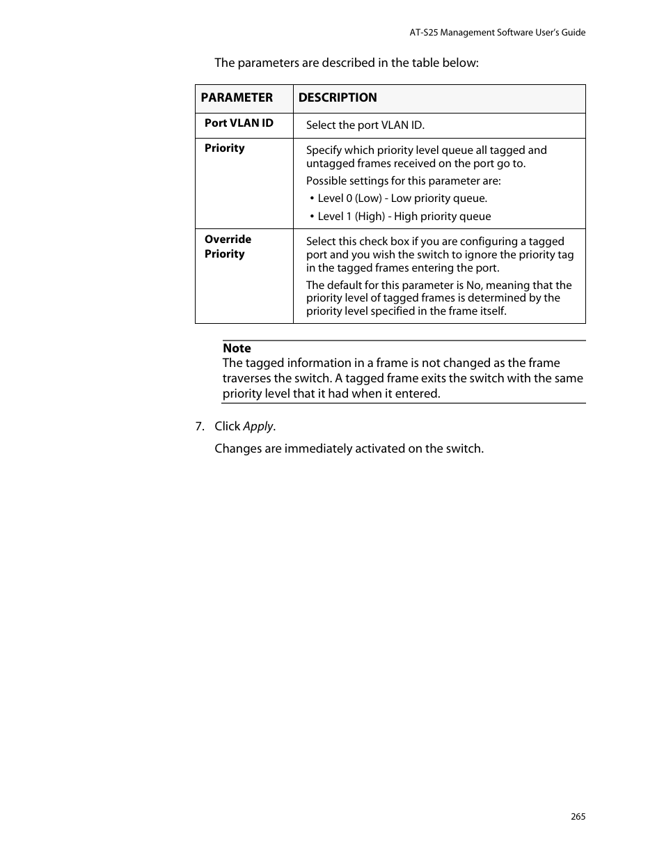 Allied Telesis AT-S25 User Manual | Page 265 / 277