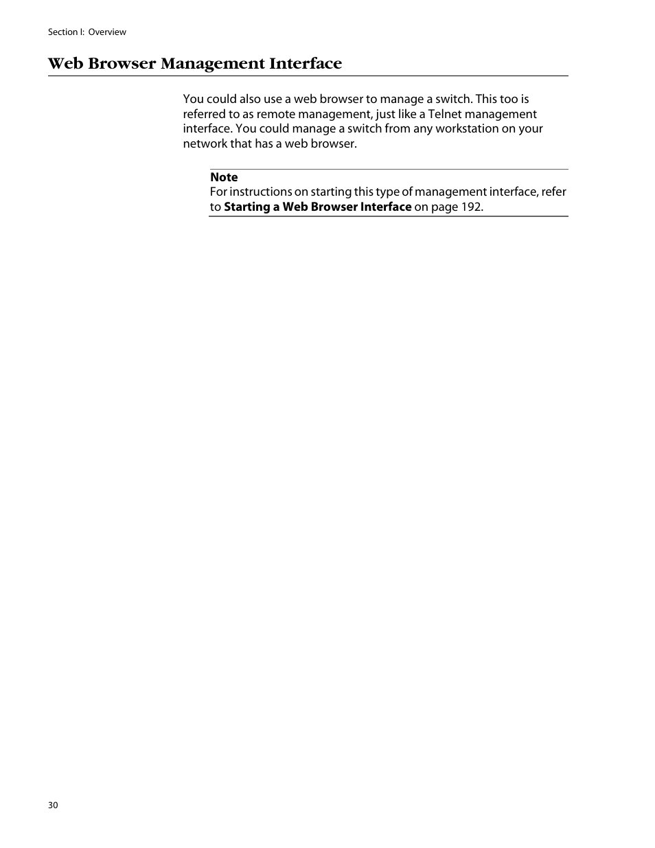 Web browser management interface | Allied Telesis AT-S25 User Manual | Page 30 / 277