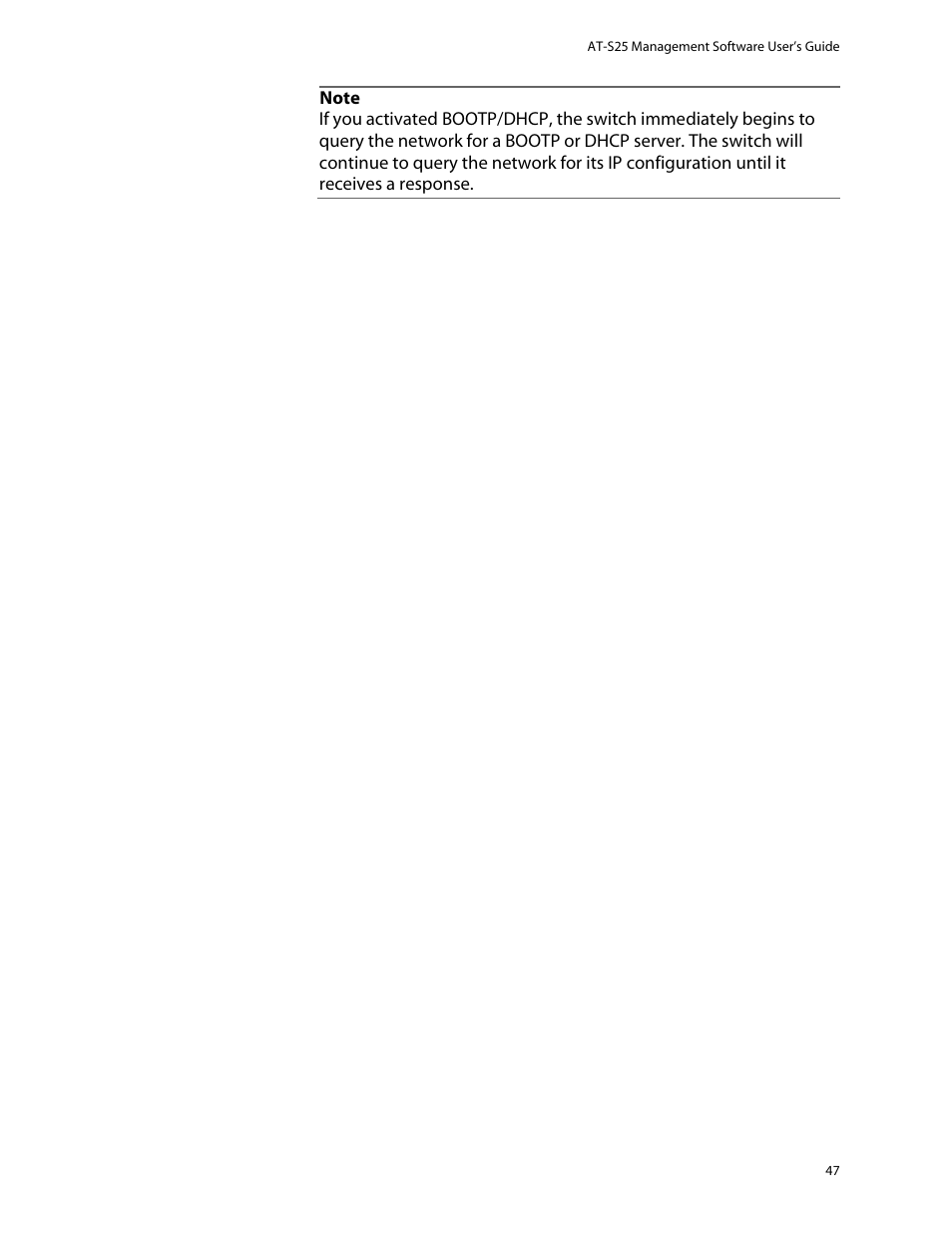 Allied Telesis AT-S25 User Manual | Page 47 / 277
