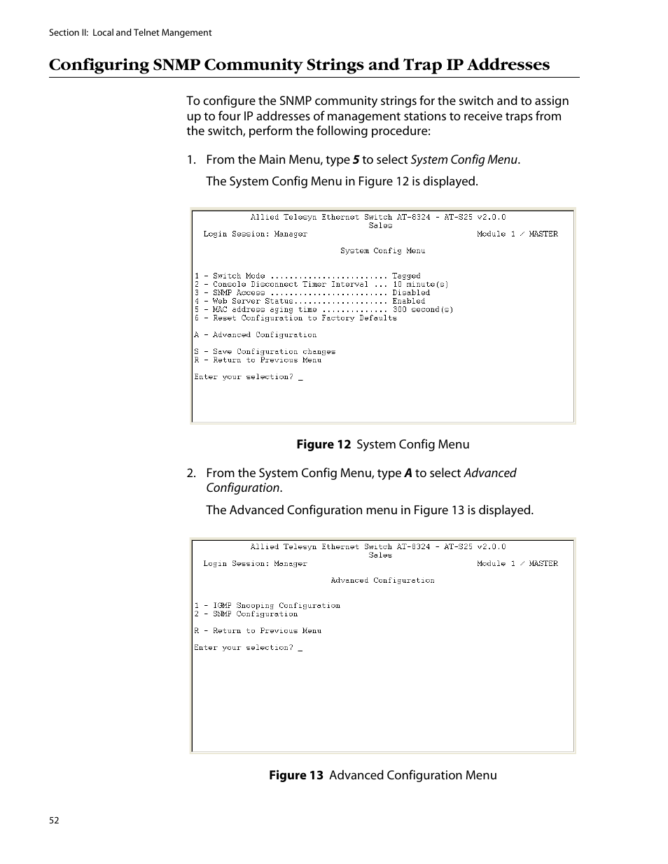 Allied Telesis AT-S25 User Manual | Page 52 / 277