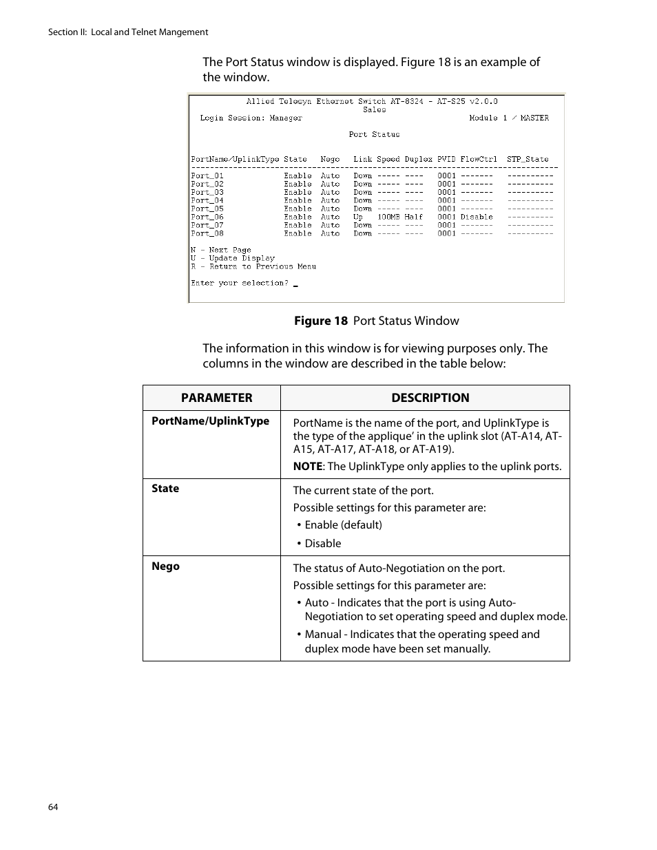 Allied Telesis AT-S25 User Manual | Page 64 / 277