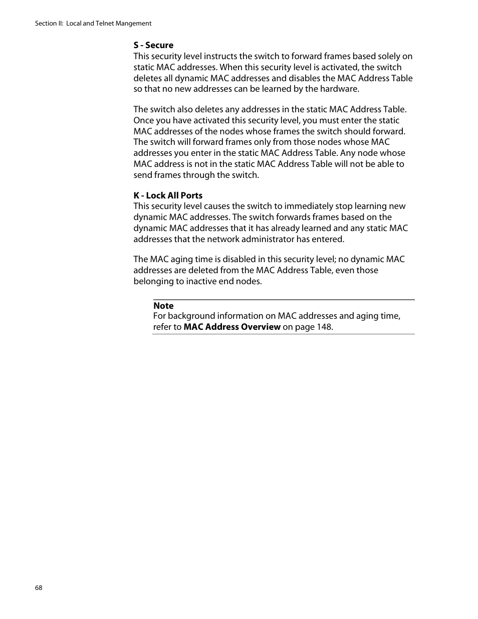 Allied Telesis AT-S25 User Manual | Page 68 / 277