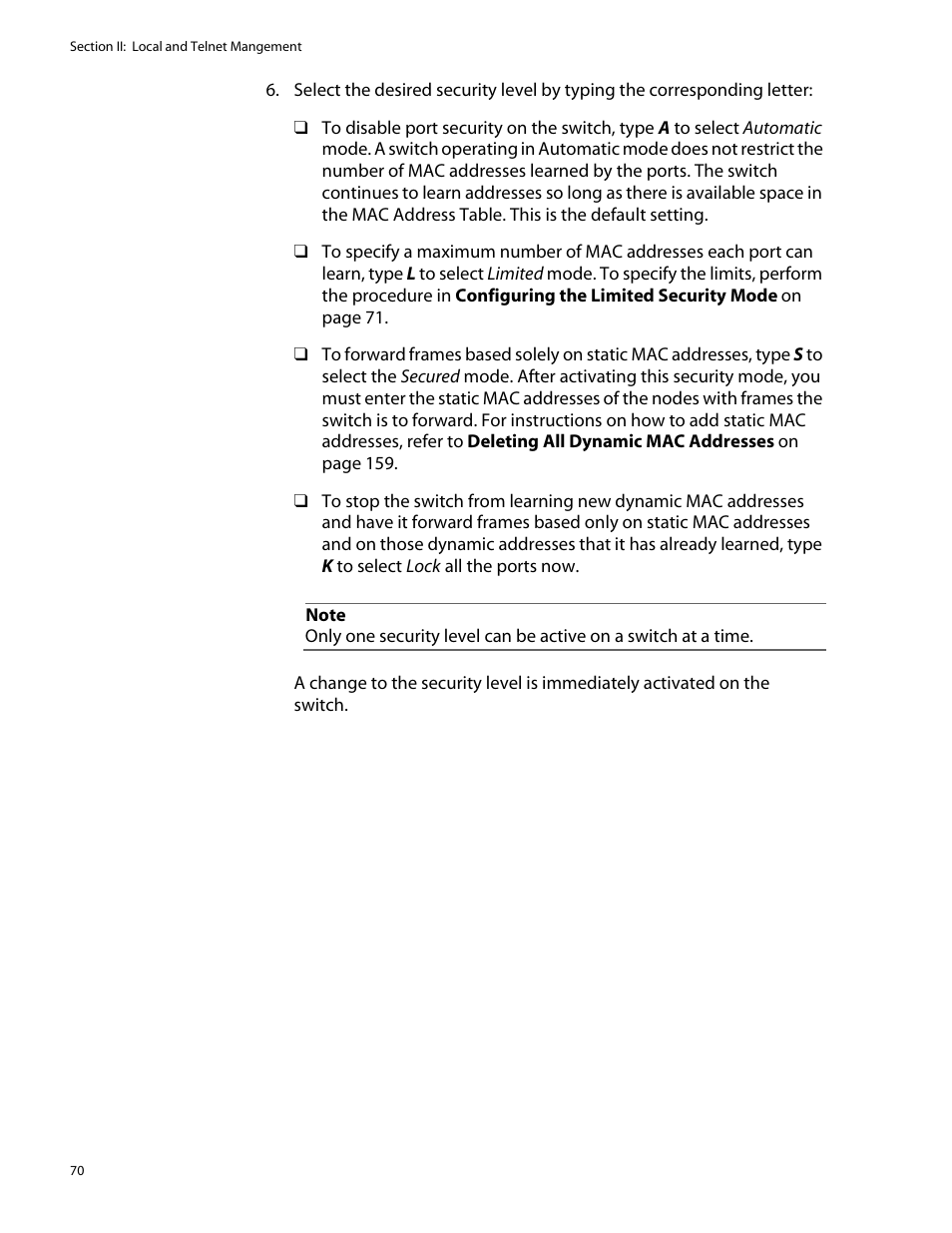 Allied Telesis AT-S25 User Manual | Page 70 / 277