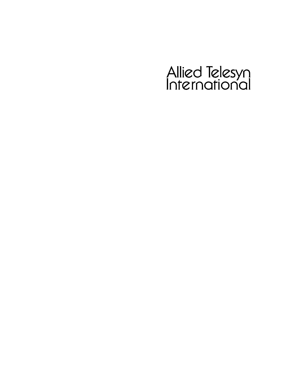 Allied Telesis AT-TS90TR User Manual | 49 pages