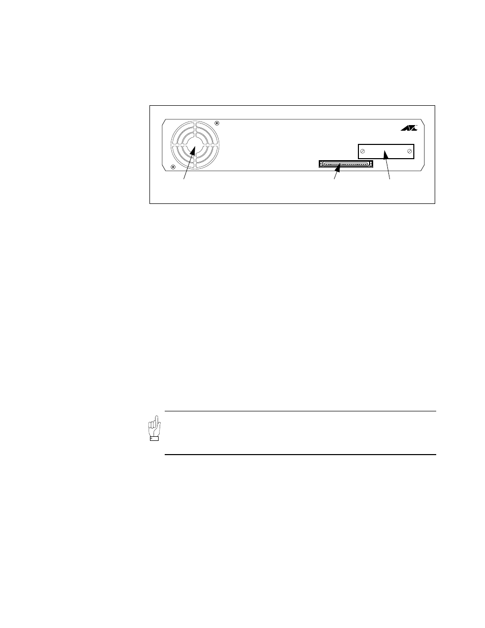 Ac power, Rear panel, The segmented bus backplane connector in the turbo | Two modes of ethernet switching, Rear panel two modes of ethernet switching | Allied Telesis AT-TS90TR User Manual | Page 16 / 49