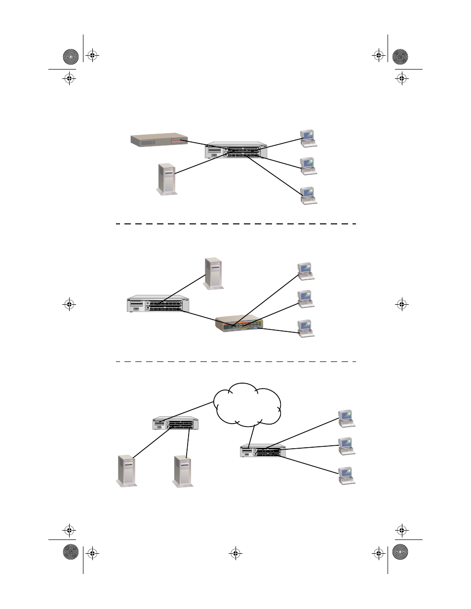 Sample networking applications | Allied Telesis FORMULA 8200 User Manual | Page 16 / 28