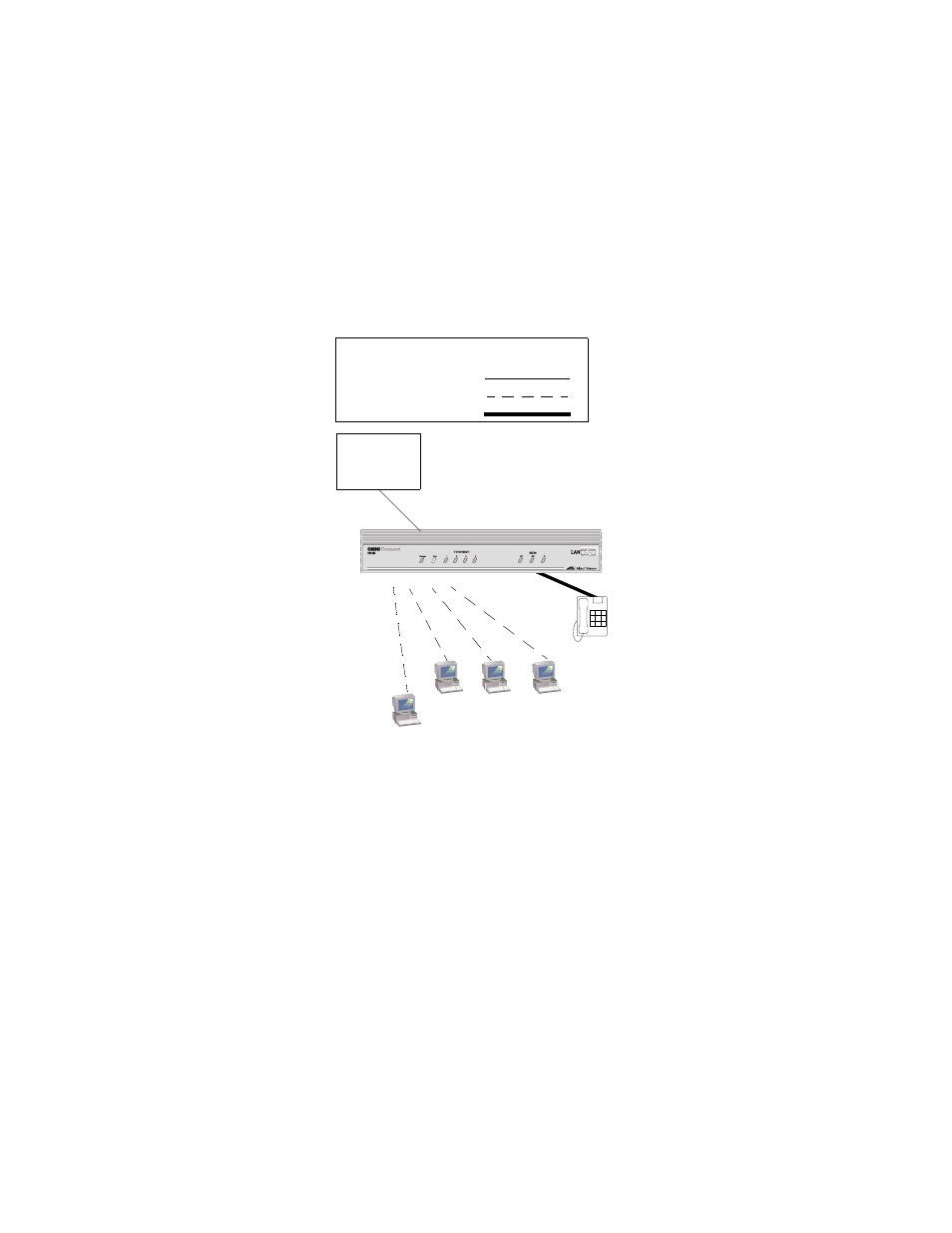 Topology | Allied Telesis OmniConnect ISDN User Manual | Page 13 / 34