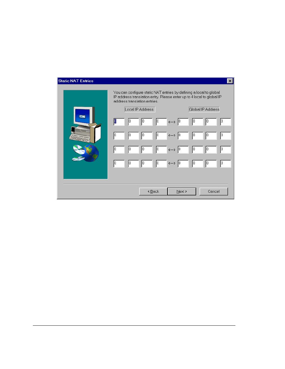 Static pat entries | Allied Telesis OmniConnect ISDN User Manual | Page 60 / 91