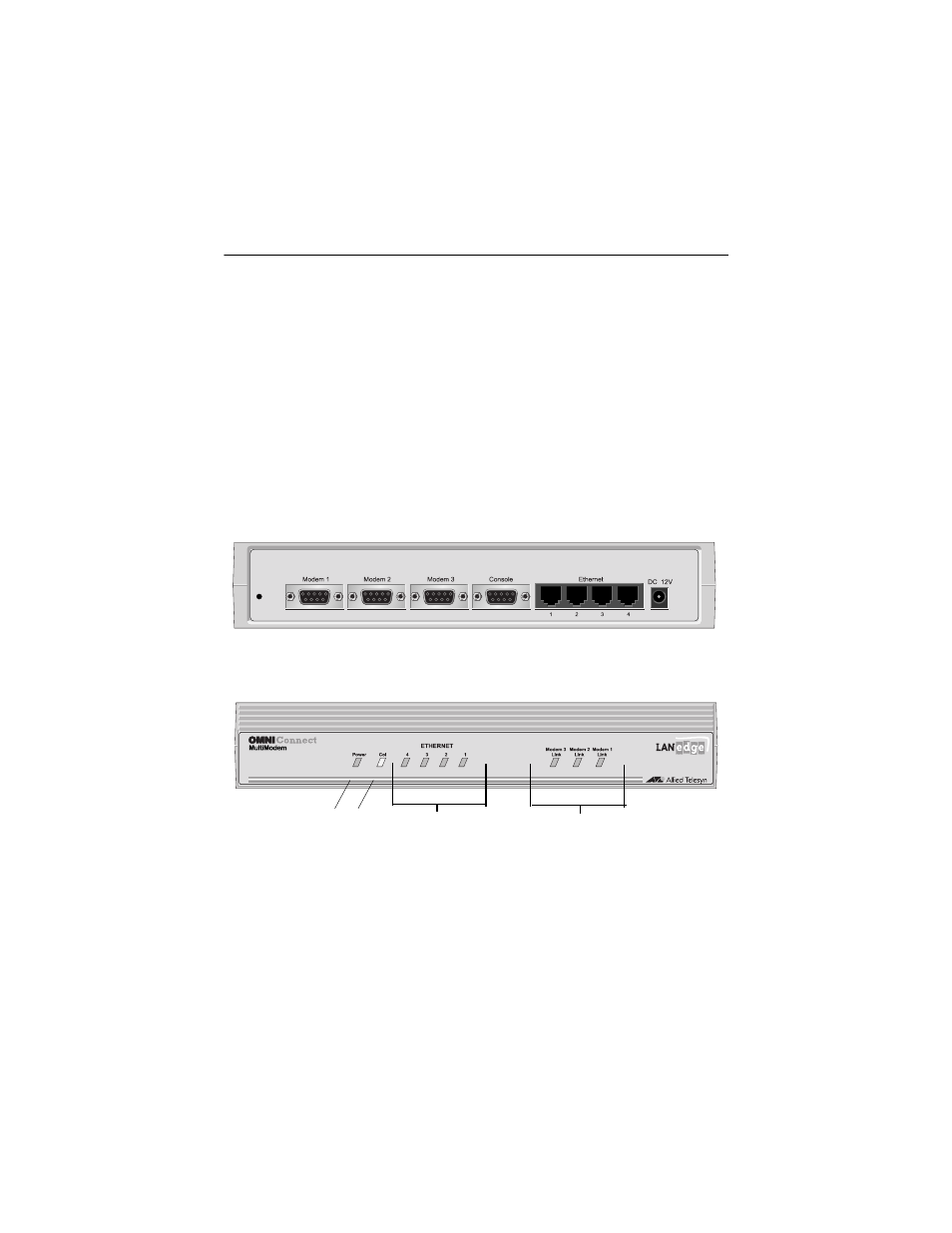 Chapter 1, Introduction, Overview | Allied Telesis OmniConnect MultiModem User Manual | Page 9 / 32