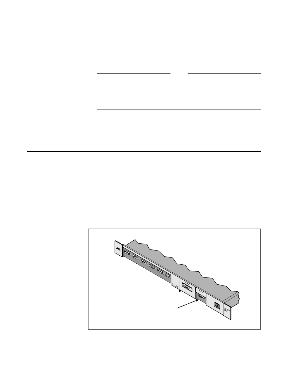 If you have configured your chassis with both at-3, Turbostack port configurations, Network ports | Rs232 terminal port | Allied Telesis AT-TS24TR User Manual | Page 33 / 95