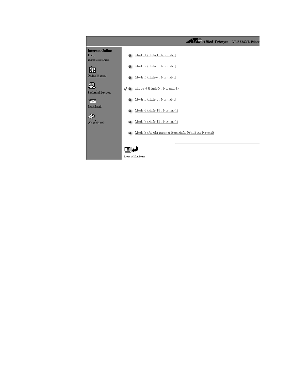 Figure 63: priority weight configuration window | Allied Telesis AT-S24 User Manual | Page 132 / 164
