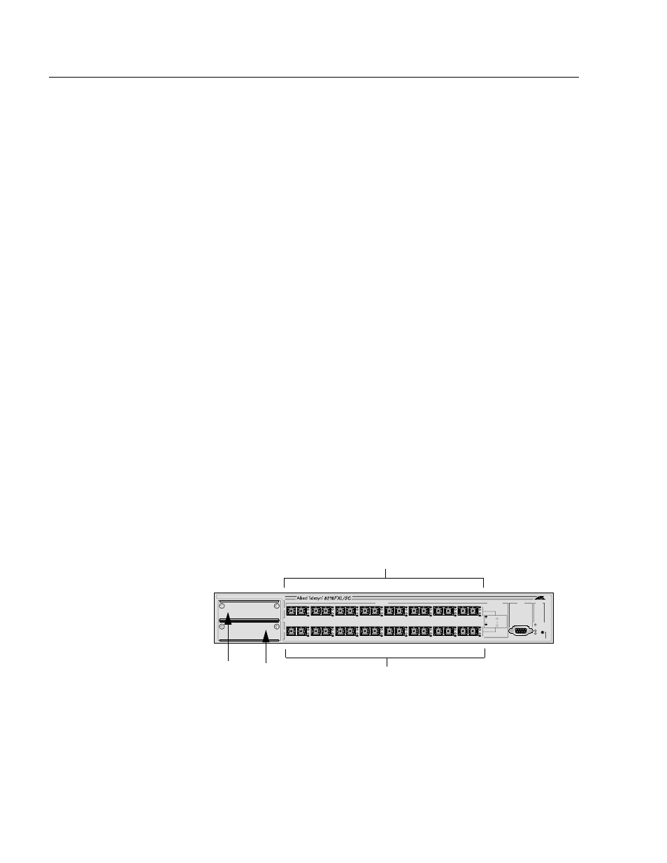 Configuring port trunks, Guidelines, L /a d/c | Configuring the ports 72 | Allied Telesis AT-S24 User Manual | Page 72 / 164