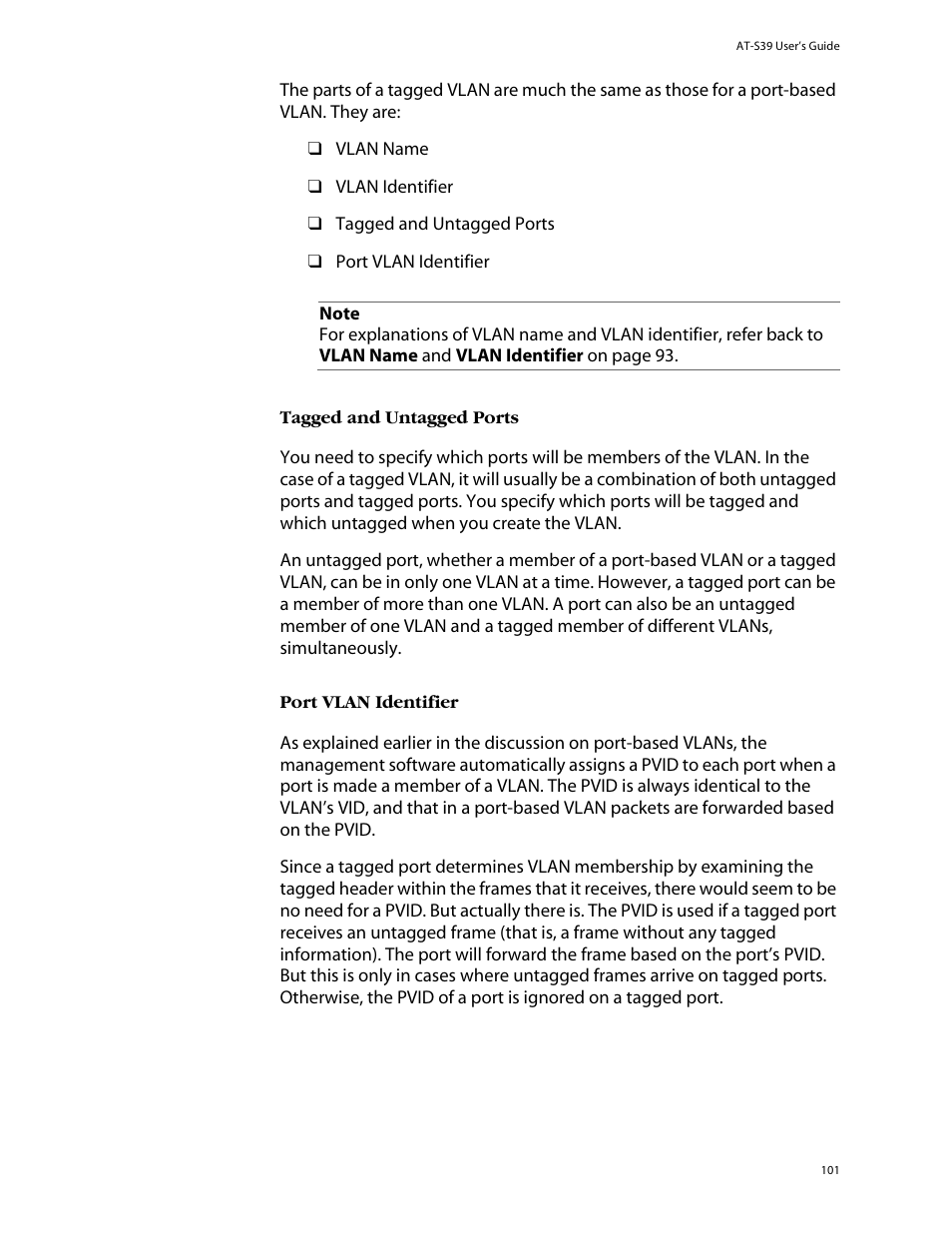 Allied Telesis AT-S39 User Manual | Page 101 / 242