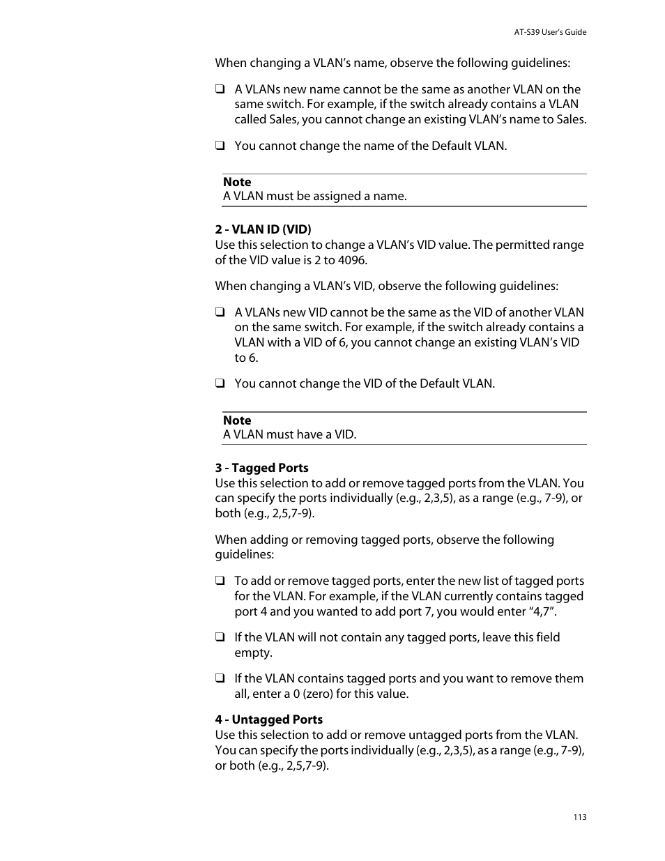 Allied Telesis AT-S39 User Manual | Page 113 / 242