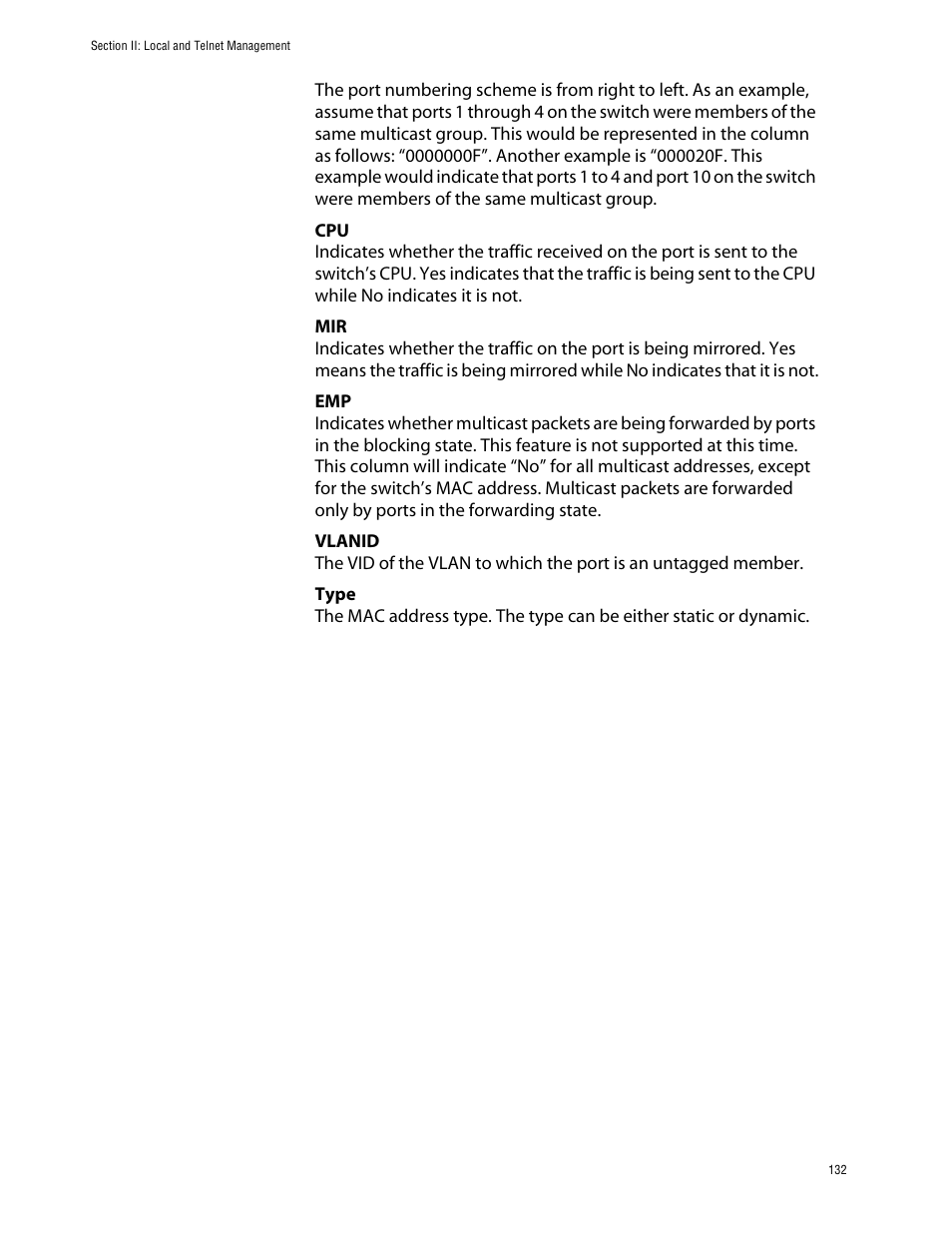 Allied Telesis AT-S39 User Manual | Page 132 / 242