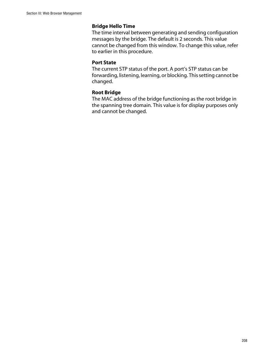 Allied Telesis AT-S39 User Manual | Page 208 / 242