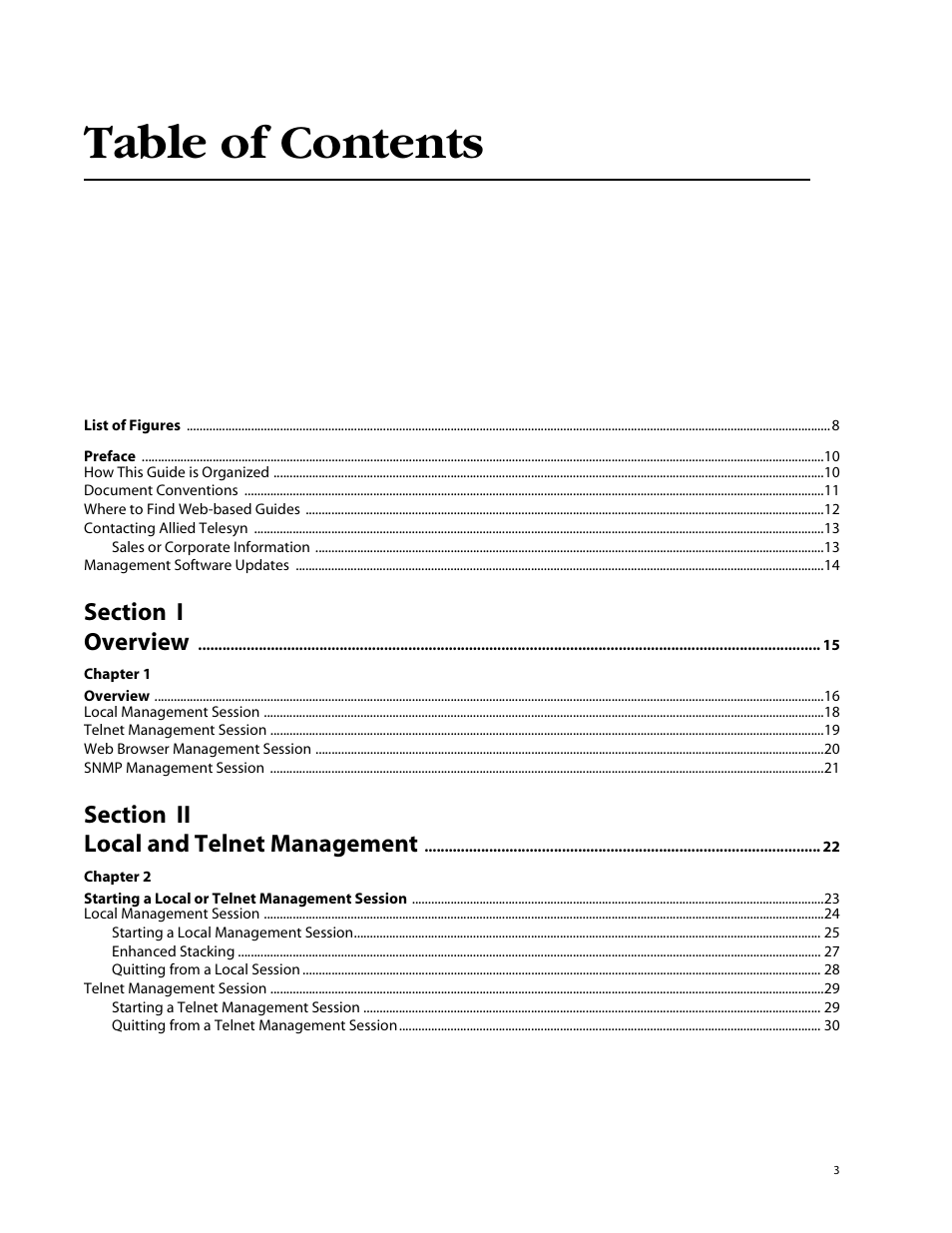 Allied Telesis AT-S39 User Manual | Page 3 / 242