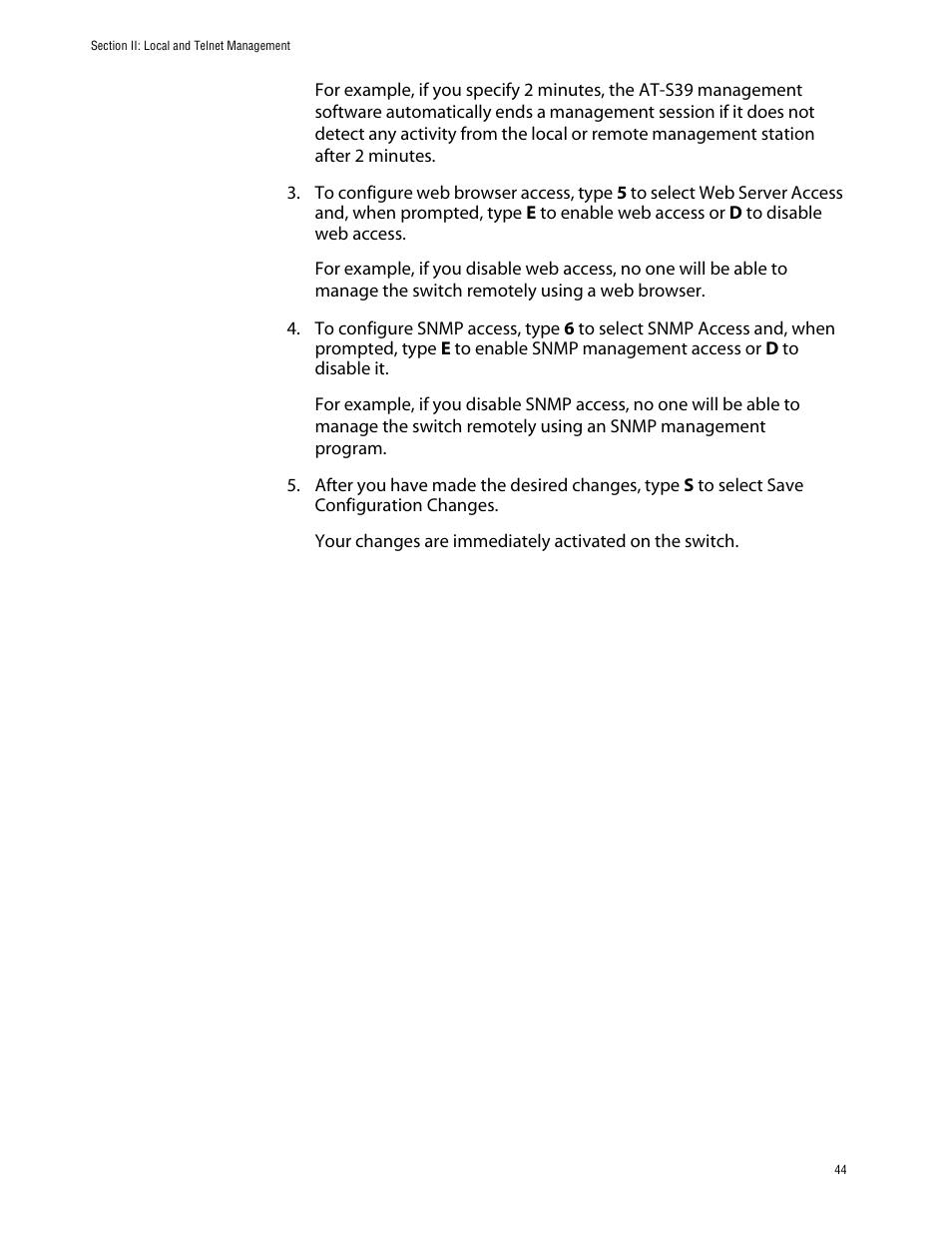 Allied Telesis AT-S39 User Manual | Page 44 / 242