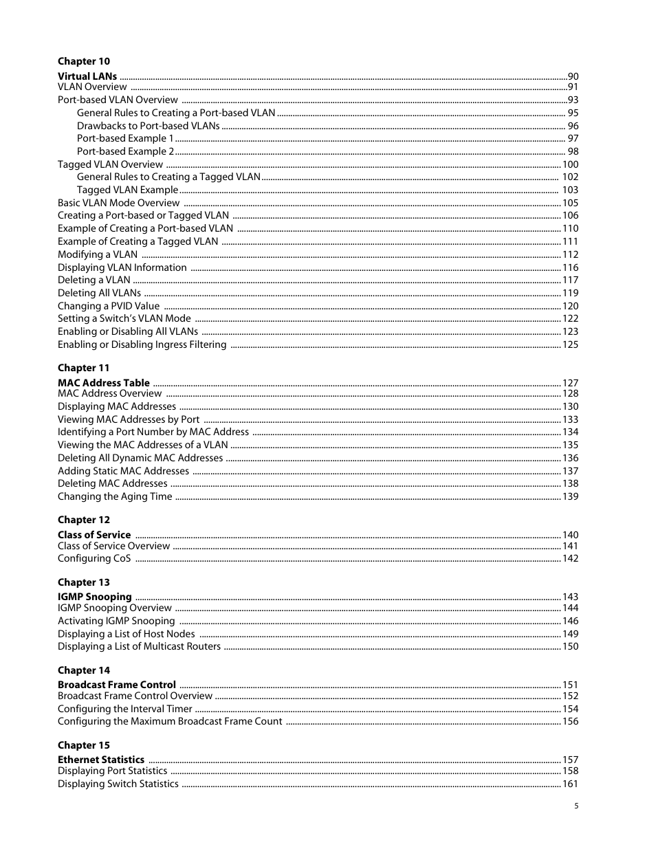 Allied Telesis AT-S39 User Manual | Page 5 / 242