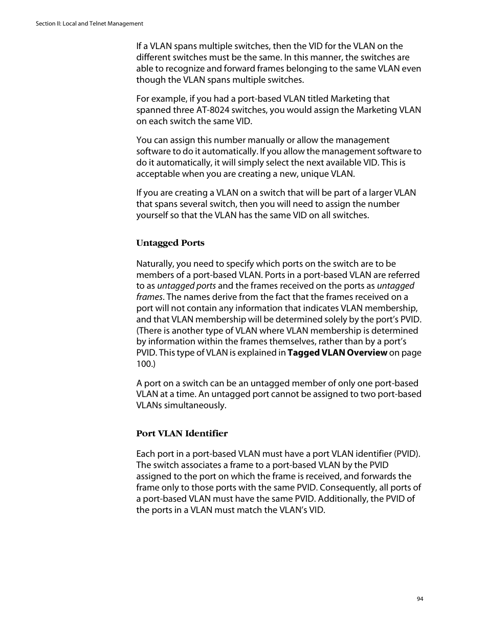 Allied Telesis AT-S39 User Manual | Page 94 / 242
