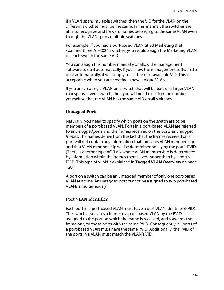 Allied Telesis AT-S39 User Manual | Page 114 / 299