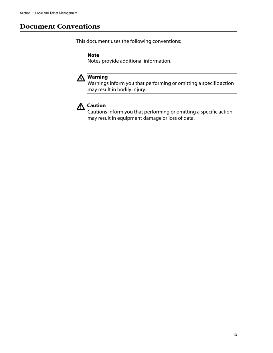 Document conventions | Allied Telesis AT-S39 User Manual | Page 13 / 299