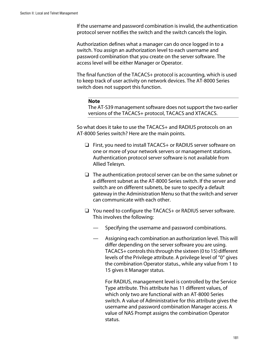 Allied Telesis AT-S39 User Manual | Page 181 / 299