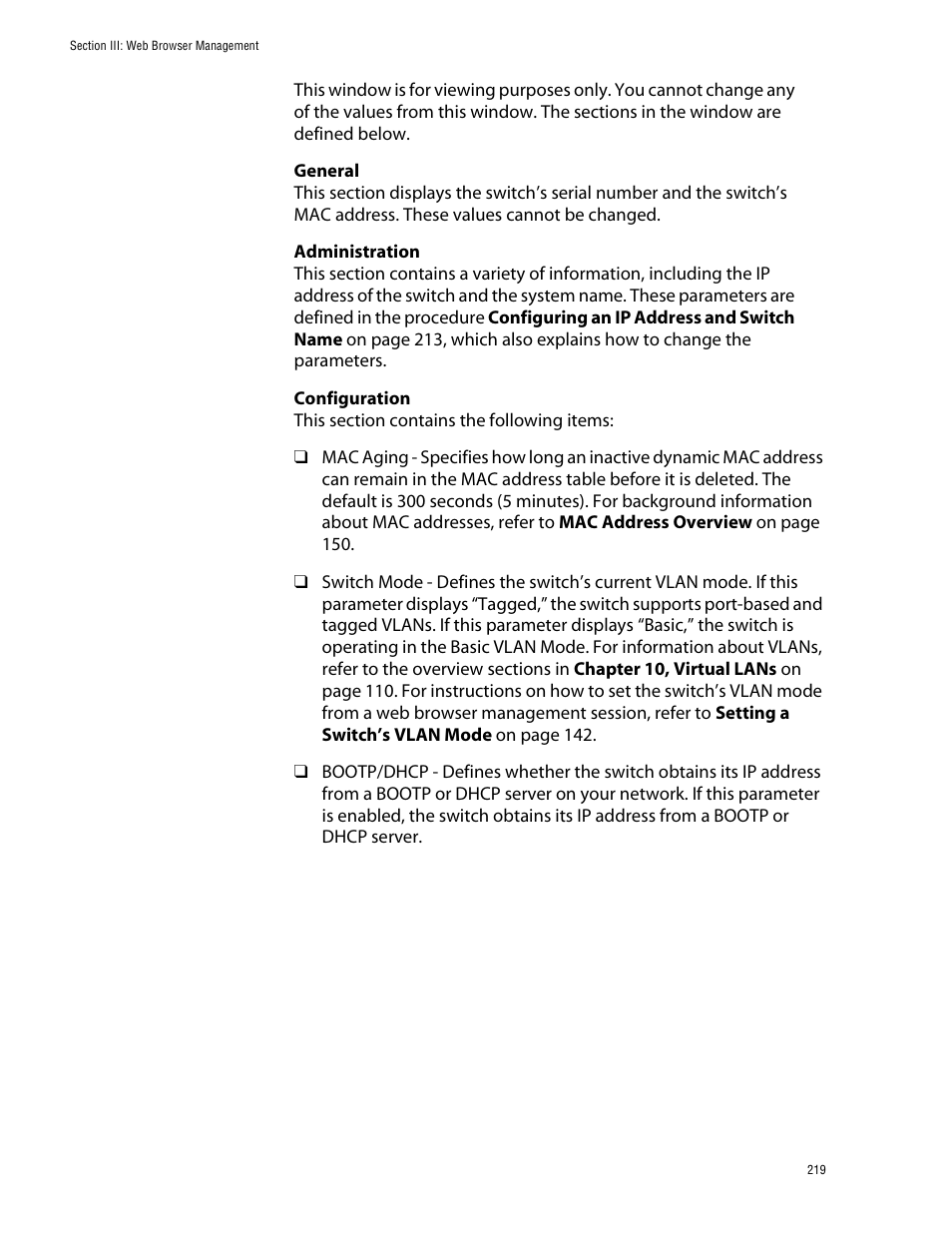 Allied Telesis AT-S39 User Manual | Page 219 / 299
