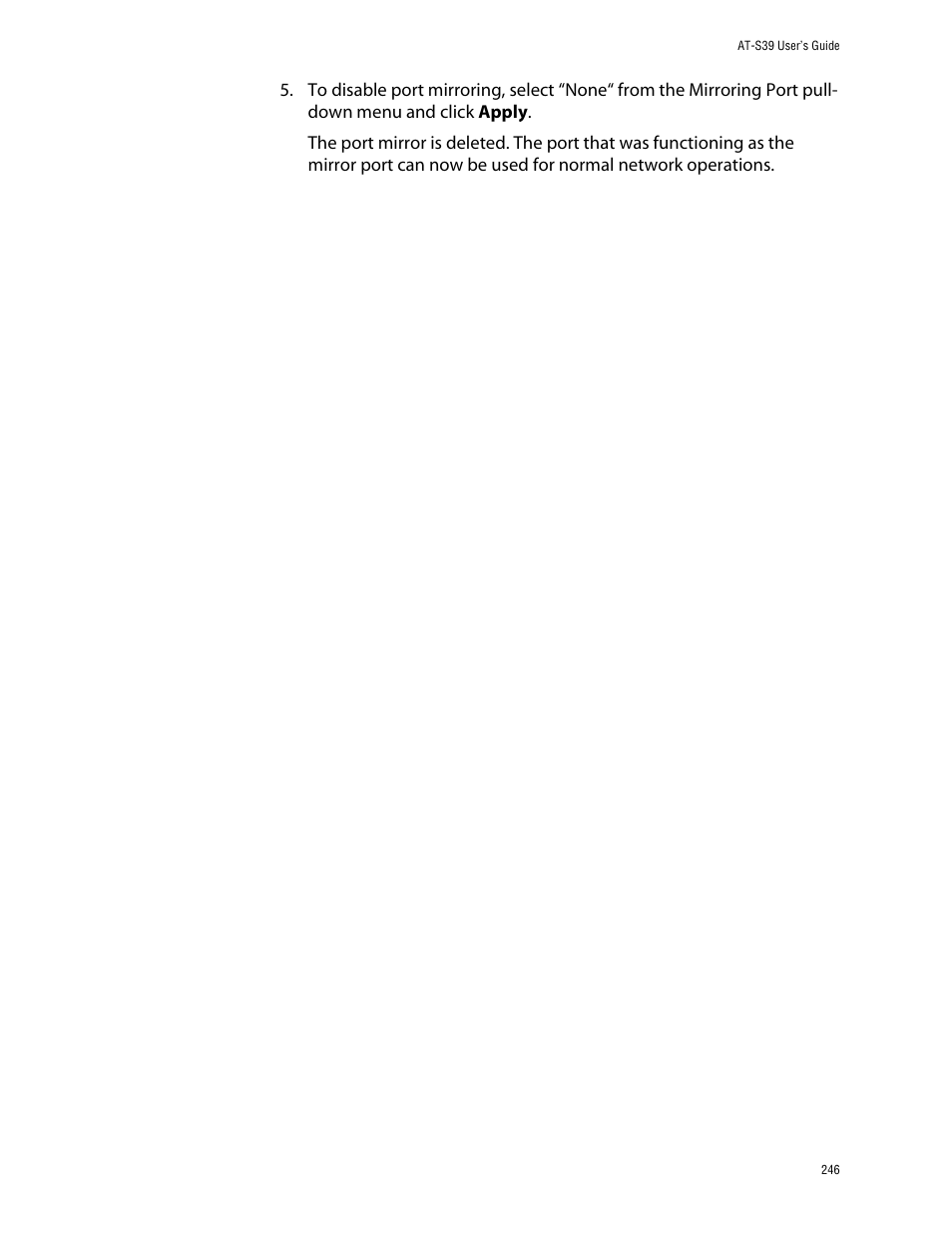 Allied Telesis AT-S39 User Manual | Page 246 / 299