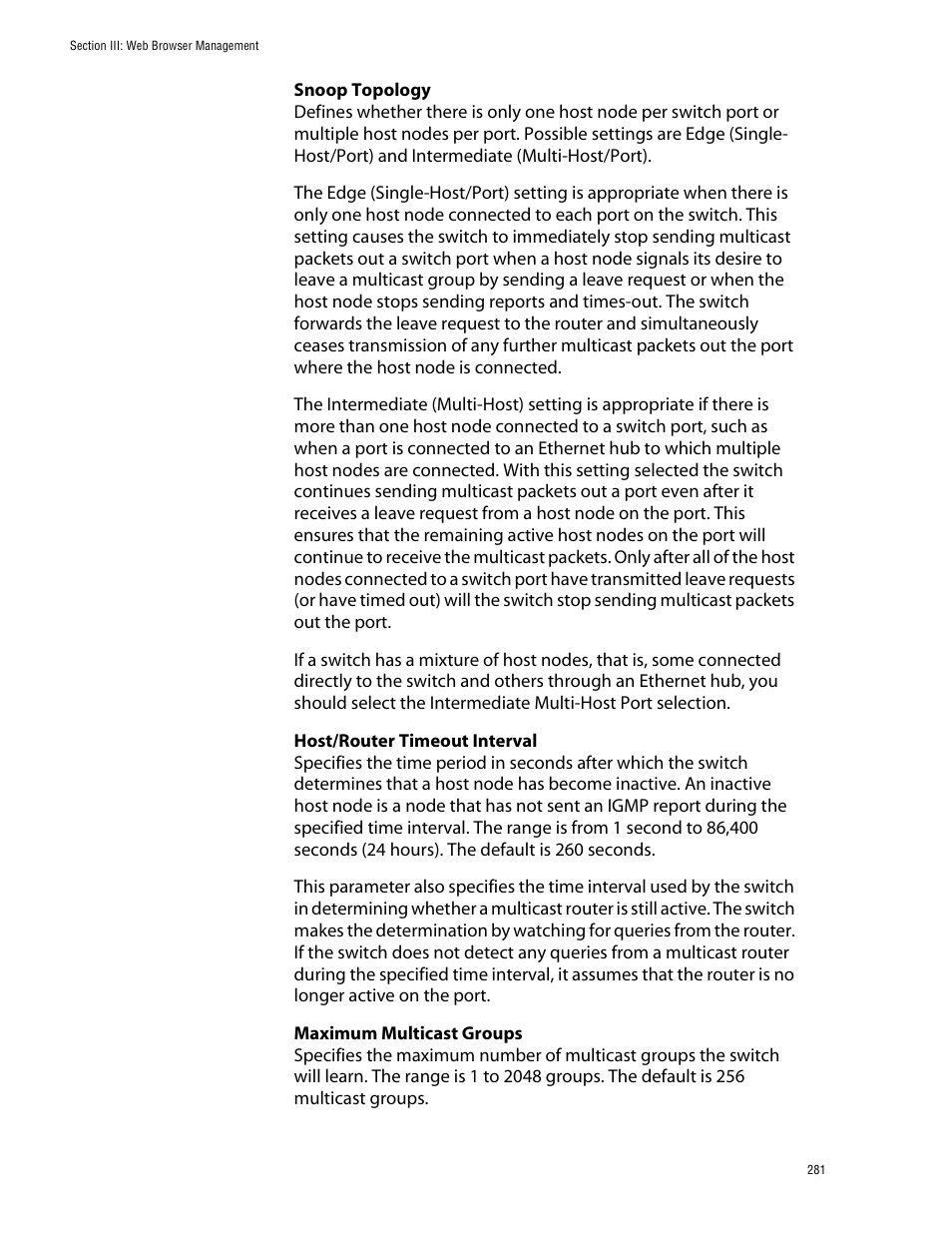 Allied Telesis AT-S39 User Manual | Page 281 / 299