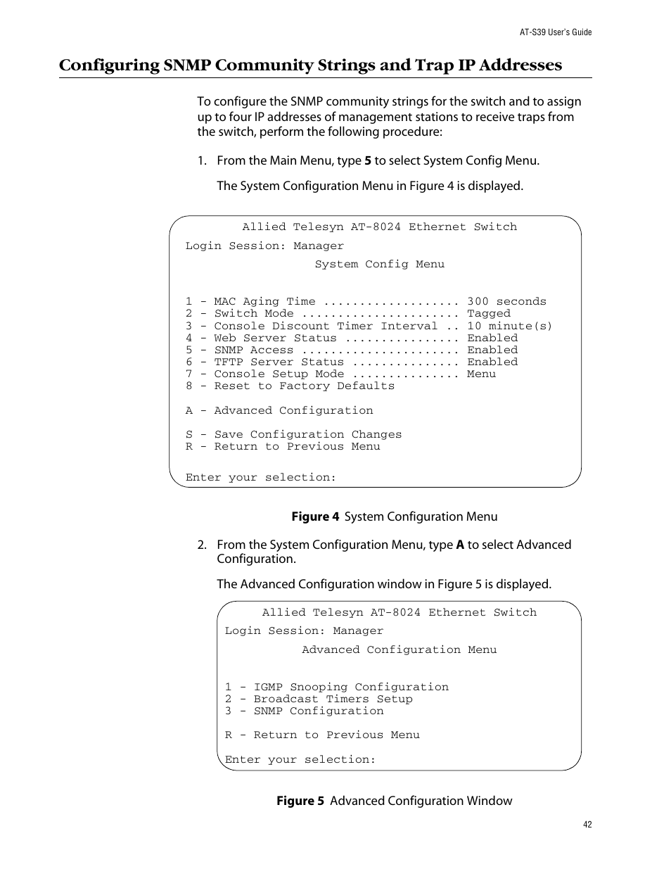 Allied Telesis AT-S39 User Manual | Page 42 / 299