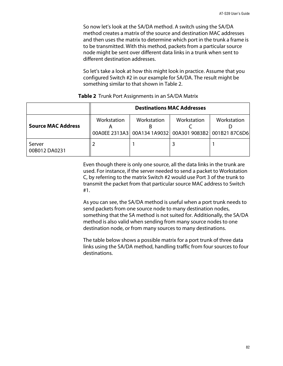 Allied Telesis AT-S39 User Manual | Page 82 / 299