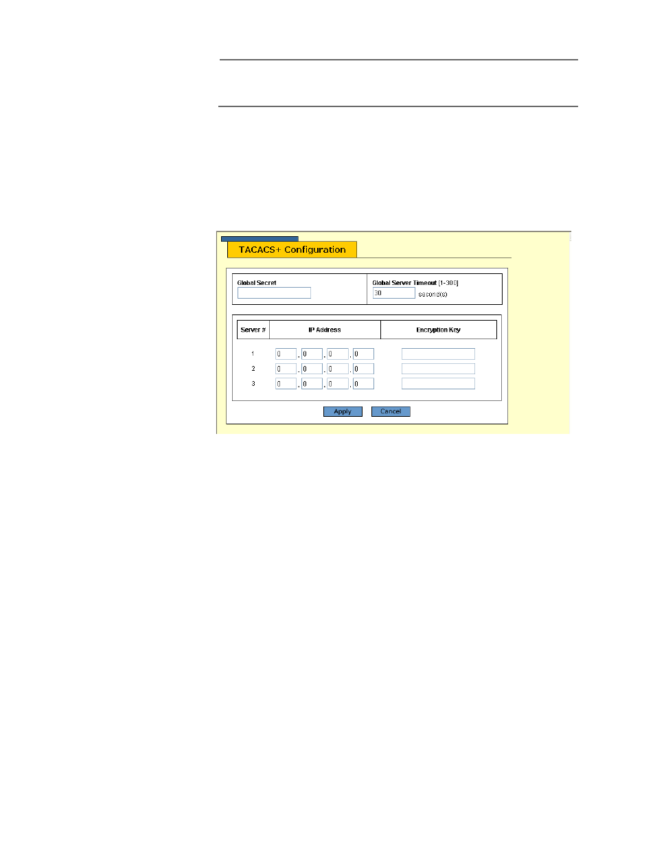 Figure 98: tacacs+ configuration menu | Allied Telesis AT-S39 User Manual | Page 309 / 319