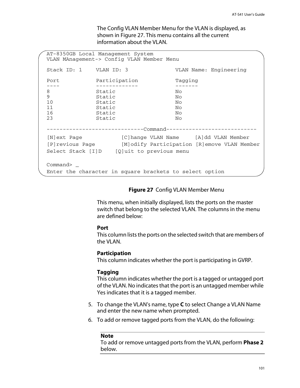 Allied Telesis AT-S41 User Manual | Page 101 / 233