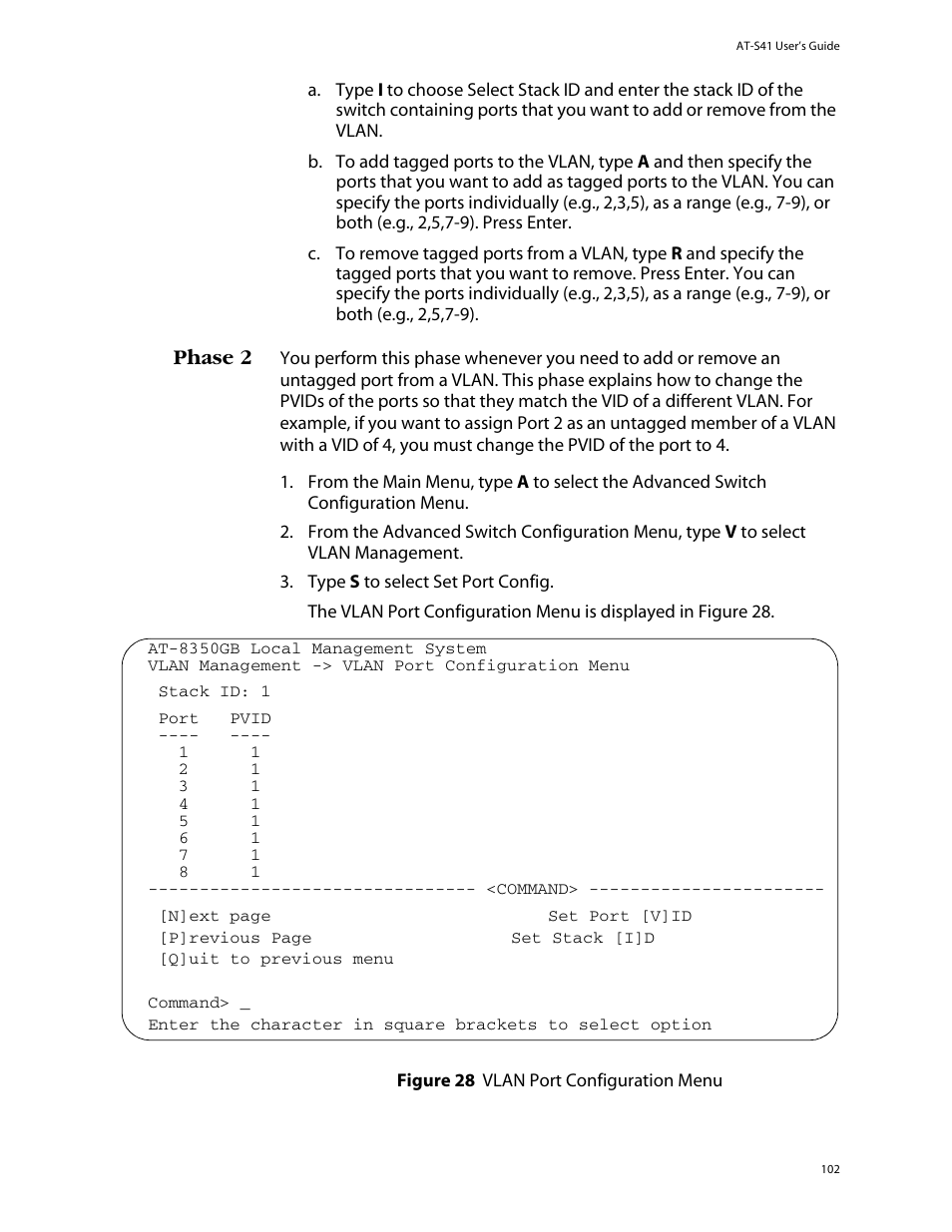 Phase 2 | Allied Telesis AT-S41 User Manual | Page 102 / 233