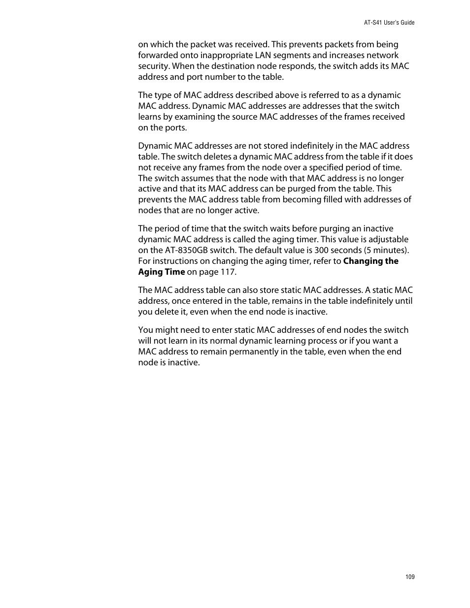 Allied Telesis AT-S41 User Manual | Page 109 / 233