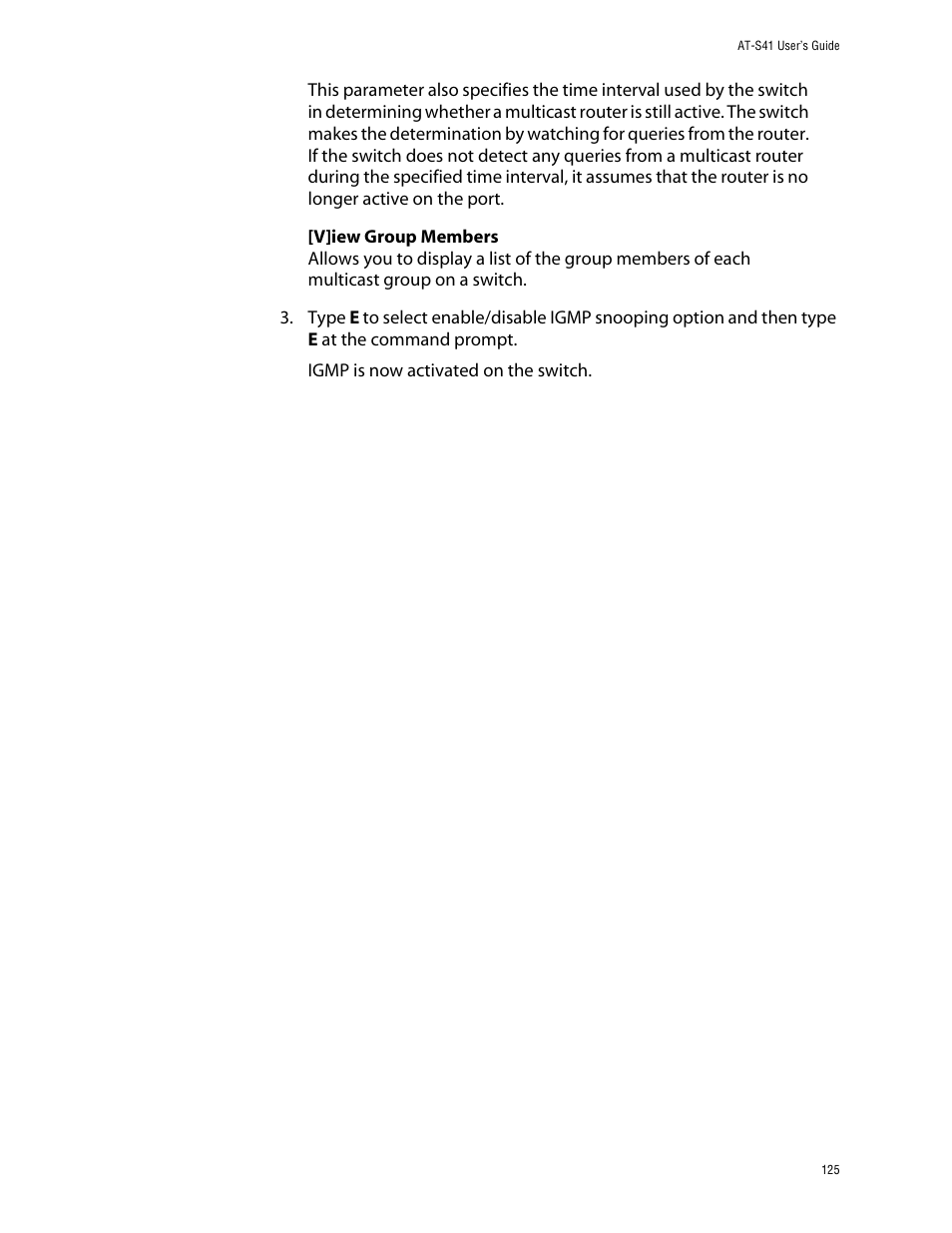 Allied Telesis AT-S41 User Manual | Page 125 / 233