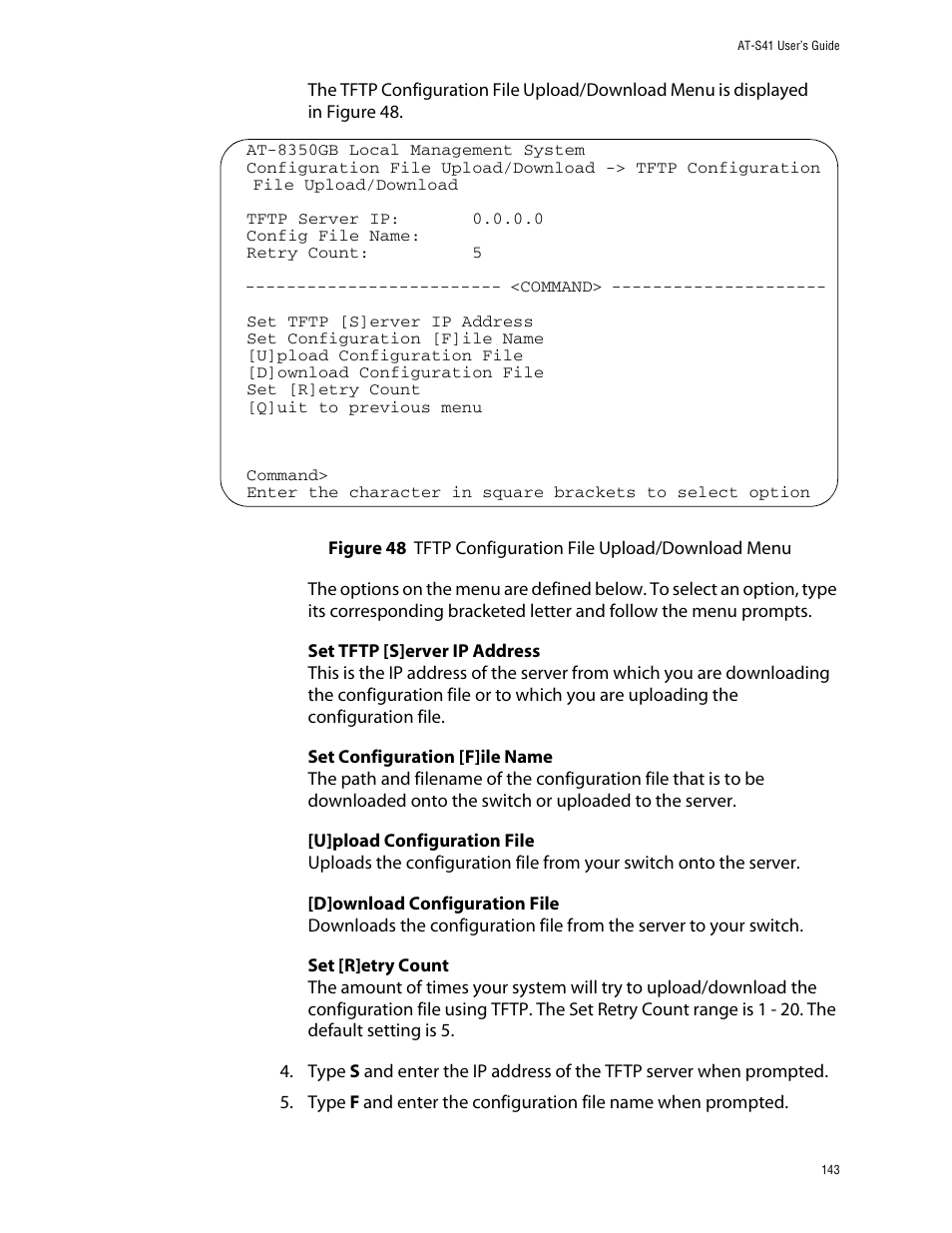 Allied Telesis AT-S41 User Manual | Page 143 / 233