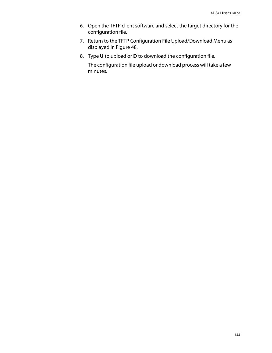 Allied Telesis AT-S41 User Manual | Page 144 / 233