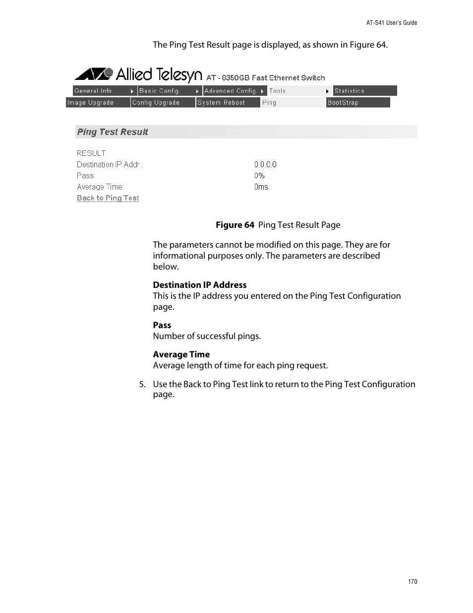Allied Telesis AT-S41 User Manual | Page 170 / 233