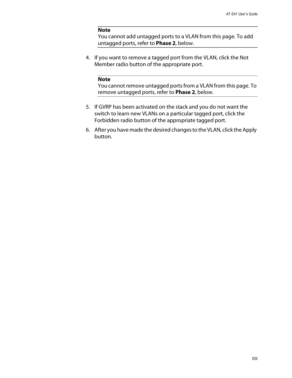Allied Telesis AT-S41 User Manual | Page 205 / 233
