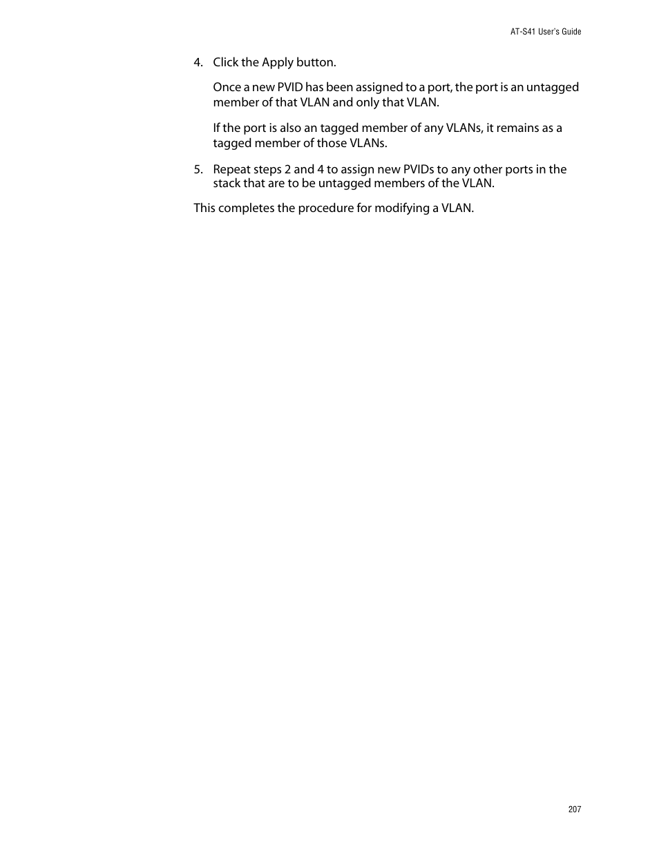 Allied Telesis AT-S41 User Manual | Page 207 / 233
