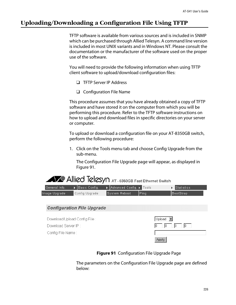 Allied Telesis AT-S41 User Manual | Page 226 / 233