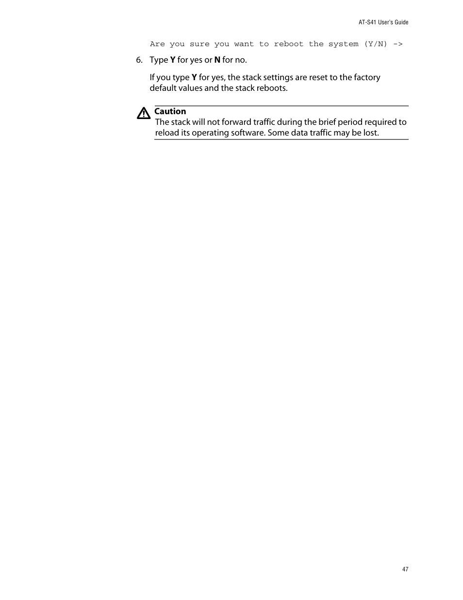 Allied Telesis AT-S41 User Manual | Page 47 / 233
